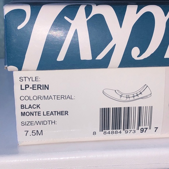 Lucky Brand blk leather flat size 7.5 - Picture 5 of 5